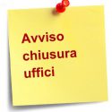 Chiusura venerdì 26 Aprile 2019