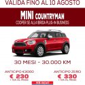 Offerta straordinaria: Mini Cooper ibrida a 330 euro mese senza anticipo per gli associati CNA