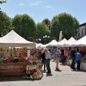 Mercato artigianale in piazza Napoleone