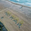 NO WAR sulla spiaggia di Lido di Camaiore